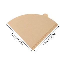 100-Pack Unbleached Coffee Filters, Disposable Cone Filter Papers for 1-2 Cup Pour Over Coffee Makers, Compatible with Most Dripper Coffee Brewers ﻿