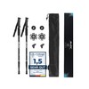 JELEX Nature Telescopic Walking Poles for Nordic Walking Adjustable Includes