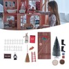 1/12 1/6 Christmas Fairy Door Kit Crafted Exquisite Cute Colourful
