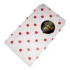 CuteBox Company 100pcs 4" x 6" Red Polka Dot on