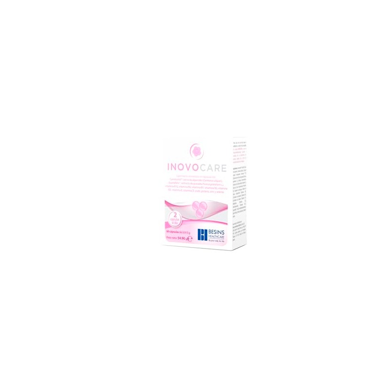 Inovocare Suplemento Alimenticio, Caja con 60 cápsulas.