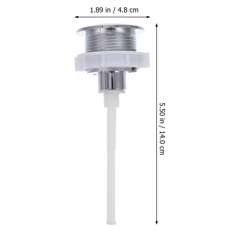 Angoily Single Flush Valve Replacement Buttons, 1PCS Single Push Flushing