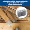 LOYORTY 20PCS Truss Plates, 3x6 Inch Pronged Truss Mending Plates,