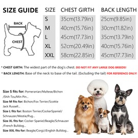 LOSHALL 2 Pack/3 Pack Fleece Dog Sweater for Small Dogs Girl Boy, Soft Warm Turtleneck Dog Sweatshirt, Pet Puppy Cat Winter Clothes Apparel Pullover Jumper (A-Grey Red, L)