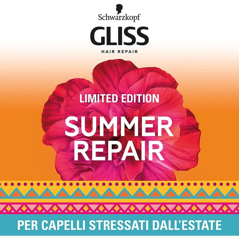 Schwarzkopf Gliss Repair Summer Hair Oil for Stressed Hair with