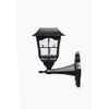 pathscapes pathscapes W58342 4pk Black Solar Wall Light