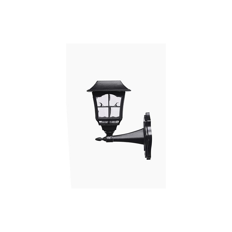 pathscapes pathscapes W58342 4pk Black Solar Wall Light