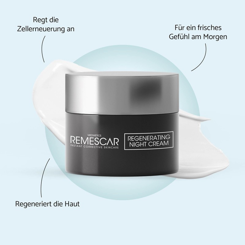 Remescar Regenerating night cream - nourishes the skin for a