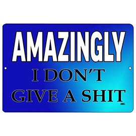 Rogue River Tactical Funny Sarcastic Work Office Retail Metal Tin Sign Wall Decor Bar Boss Employee Coworker Amazingly