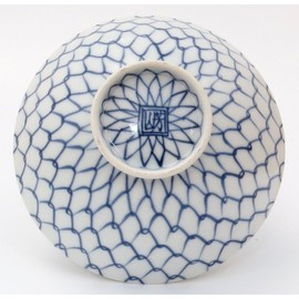 Fighters Burn 清水焼 Fong Mountain Kilns 茶漬 [5-Pack] Peekaboo Fancy Box (Blue)