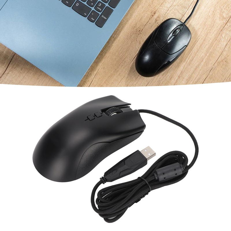 Gaming Mouse Ergonomic Design RGB Backlit USB Wired Plug and