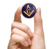12/24/50/100Pcs Masonic Flag Lapel Pins Bulk - Metal Free Freemasonry