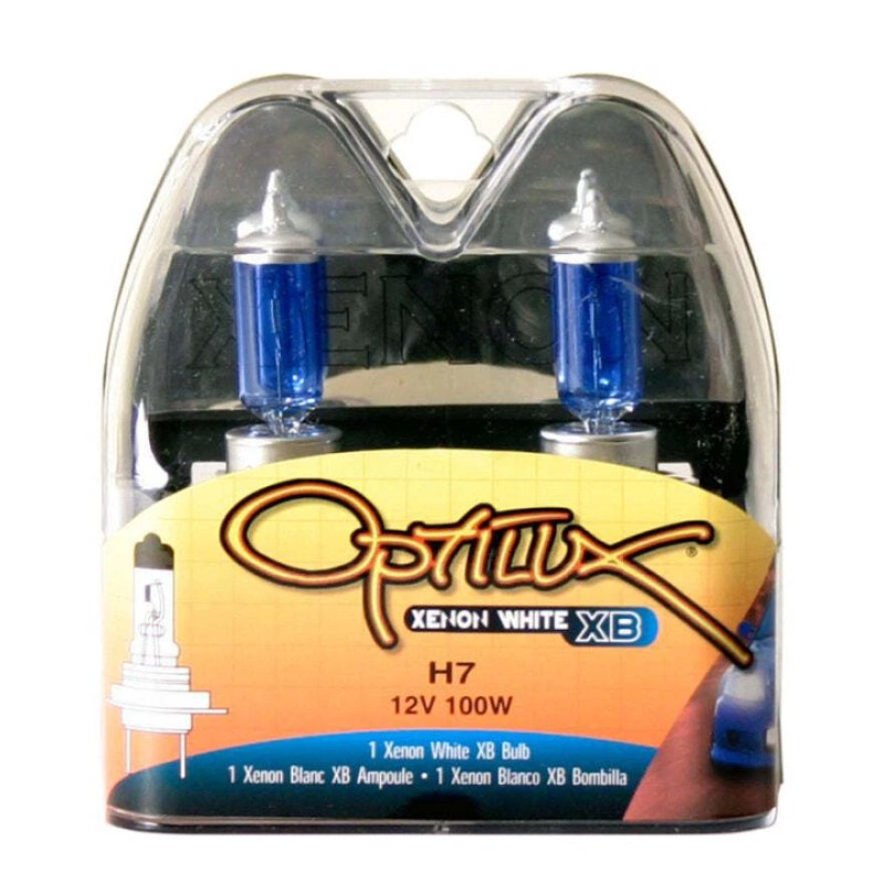 Hella H71070307 Optilux H7 100W XB Extreme Blue Bulbs (Pair)