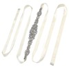 Rhinestone Wedding Dress Belt Elegant Waistbelt Clothes Accessories for Bride