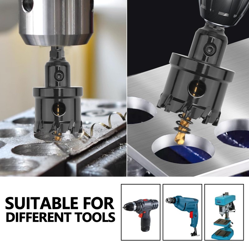 2-1/4" (57mm) Tungsten Carbide Tip Hole Saw with Pilot Bit,