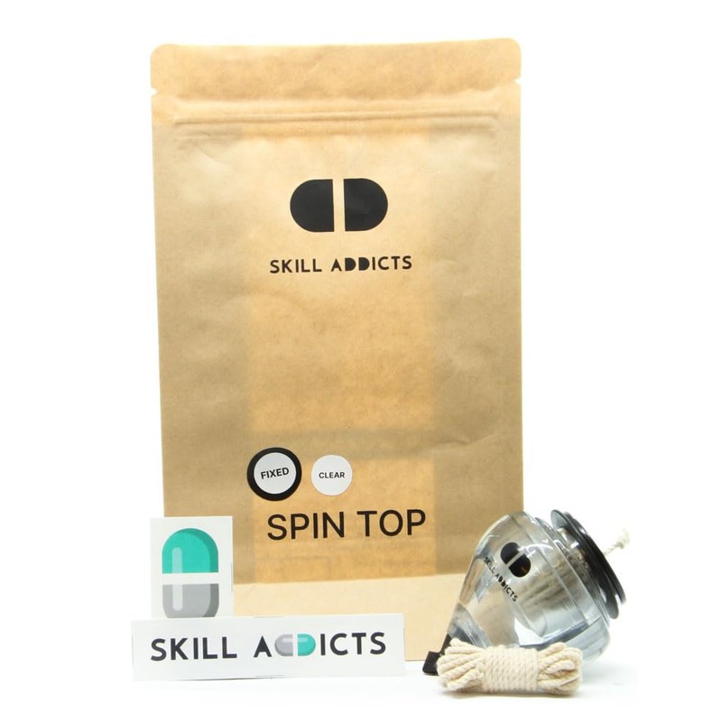 SA Fixed Spin Top - Clear (Includes Spintop Strings, Accessories