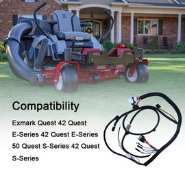 Complete Wiring Harness 136-9184 119-3343 121-5652 Compatible with Toro TimeCutter Mower & Exmark Quest E/S Series