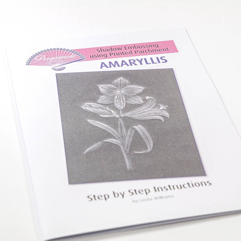 Pergamano Amaryllis - Frosted Floral Overlay Pack, PER-PA-70416-XX