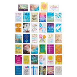 American Greetings Religious Mini Notes, Faith and Joy (40-Count)