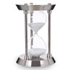 60 Minute Hourglass Sand Timer with Metal Frame, Big Size