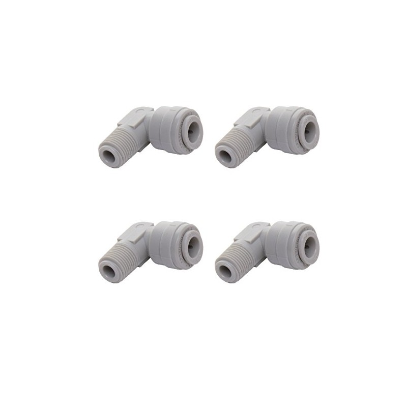 1/4 inch to 1/4 inch Male Thread Push Fit Elbow