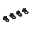 50 PCS Plastic Greenhouse Hook Plant Flower Hanger (Black)