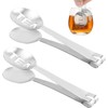 Cozioz 2-Pack Stainless Steel Tea Bag Squeezer & Tea Spoon