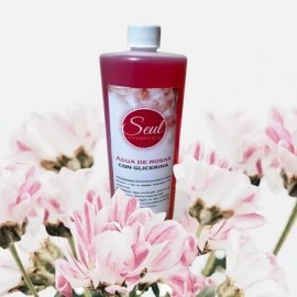 Agua De Rosas Con Colágeno Tónico Facial 2 Litros