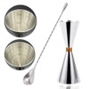 Yoseka Jigger Cup, Standard 30ml/45ml Measuring Cup, Graduated Measuring Cup,
