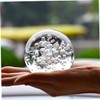 GRIRIW Elegant 6cm Bubble Glass Ball Ornament Rockery Decor Add