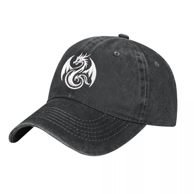 Dragon Embroidered Hat for Men Women Dad Hat Baseball Cap
