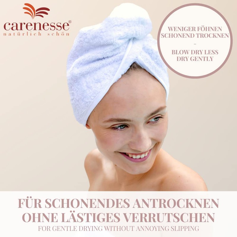 Hair Turban Head Towel 100 % Cotton / Put On