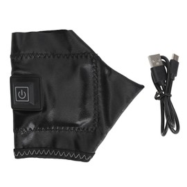 Half Fingers Heating Gloves 3 Levels Temp Cordless Rechargeable USB Heated Half Gloves L Size Right Hand