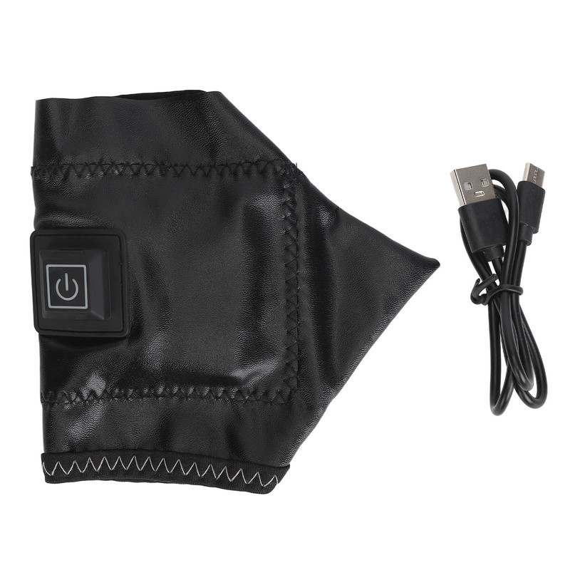 Half Fingers Heating Gloves 3 Levels Temp Cordless Rechargeable USB