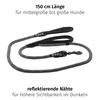 Floxik Rope Lead for Dogs, Grey, Innovative 1.5 m Dog