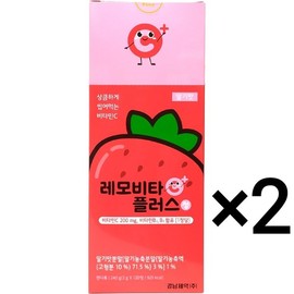 레모비타 플러스정 딸기맛 120정 2개 Lemovita Plus Strawberry Flavor Tablets 120 Tablets 2 Packs