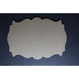 Fancy Frame A7 5" X 7" Mats 4 Chipboard Die Cuts Enbellishments Scrapbooking