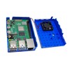 Raspberry Pi 4 Case - Pi-Blox Enclosure (Blue)