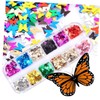 IWOWHERO DIY Nail Art Sequins for Manicure Decorative Stickers for