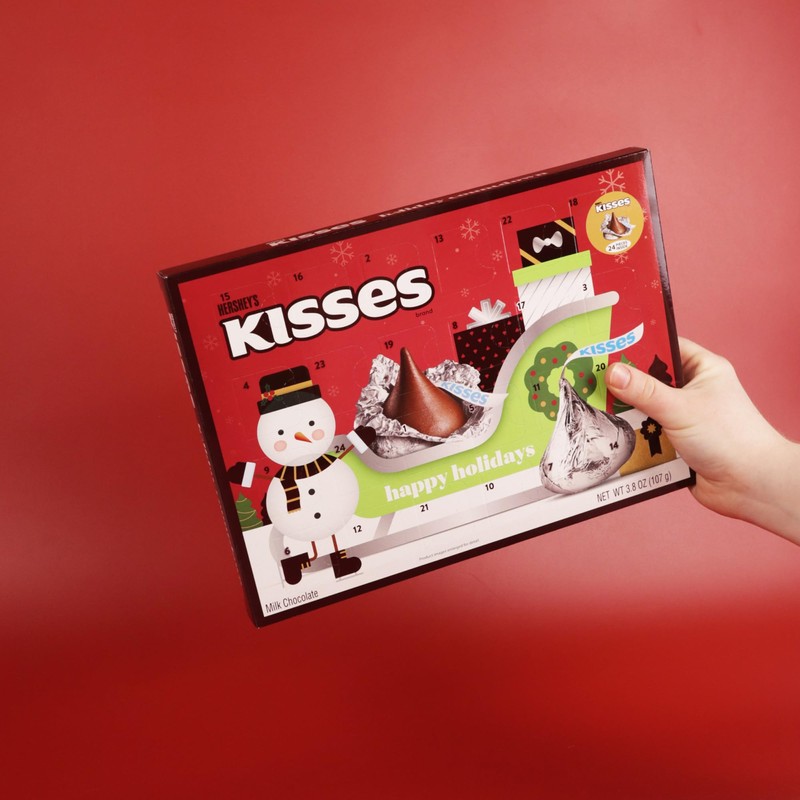 2024 Hershey Kisses Advent Calendar, 24-Day Countdown to Christmas with