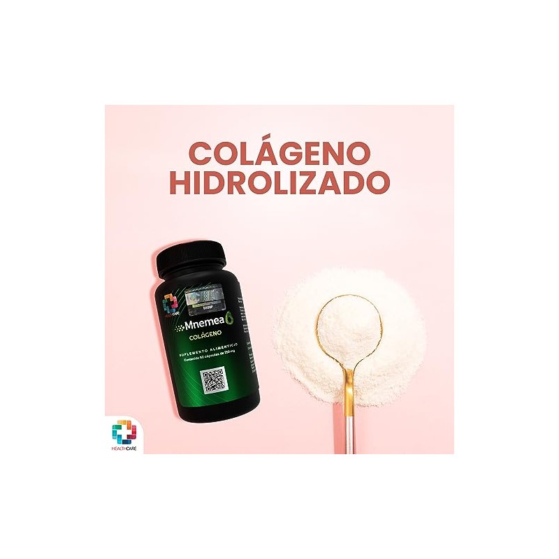 COLAGENO HIDROLIZADO con Nanotecnologia, MNEMEA 60 CAPSULAS