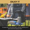 OLPRO | Portable Camping Table with Spike | Lightweight &