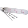 Yoshikawa 1306137 Stainless Steel Dish Cloth, Cherry Blossom, Silver