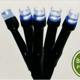 Holiday Time Christmas 20 Blue Micro LED Lights Battery Powered 7.25ft