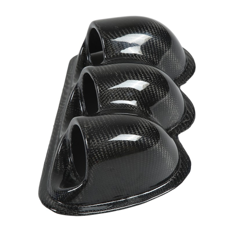 52mm Carbon Fiber Dash Board Triple Gauge Pod Holder Replacement
