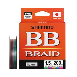 Shimano LD-M64Y PE Line BB Braid 68.4 ft (200 m), Multicolor