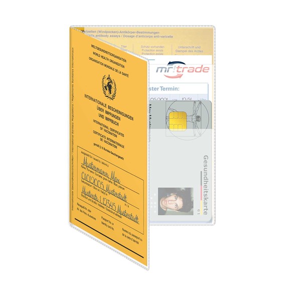 mtb more energy® 2 x Cover for Vaccination Card (Size