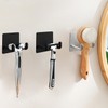 Vanloory Razor Holder, Self Adhesive Towel Hooks for Bathroom, 4