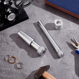 UNICRAFTALE about 1Set Stainless Steel Ring Stretcher Finger Ring Size Adjuster Expanding Ring Mandrel Jewelry Ring Size Adjuster Engagement Ring Size Jewelry Sizing Tool for Ring Turning Ring Making