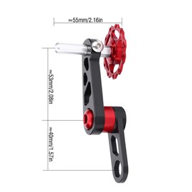 Chain Stabilizer Folding Rear Derailleur Chains Single Speed Adjuster Accessory-Single Tensioner